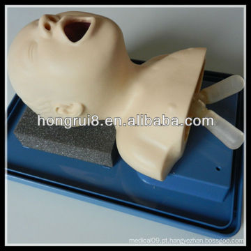 Manequim de treino de intubação neonatal avançado ISO, modelo de intubação do bebê, manequim de intubação